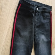 Spodnie jeansowe, lampas, XS, Moodo