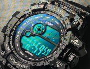 Męski Zegarek Sportowy LED Water Resist Militarny Elektroniczny