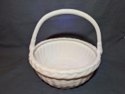 Porcelanowy Koszyk Pleciony – Vintage lata 80. | Stan Idealny