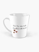 Autorski projekt graficzny – zabawny napis na koszulki i kubki