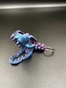 Flexi T-rex Czaszka Brelok do kluczy Midnight City