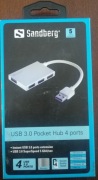 Sandberg USB 3.0 Pocket Hub 4 ports