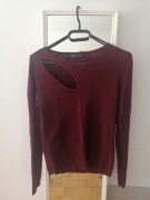 Mango bluza burgundowa