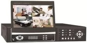REJESTRATOR CCTV EL-2004 Z MONITOREM 7'' NOWY 