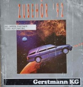 Niemiecki katalog akcesoriów Zubehör '92