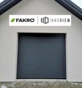 Brama FAKRO 3000x2500 antracyt garażowa ocieplana Napęd Sommer