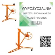 PODNOŚNIK PŁYT GIPSOWYCH & OSB. WYNAJEM