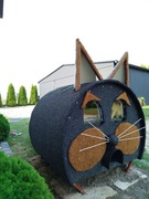 Buda domek legowisko dla psa kota ocieplany 