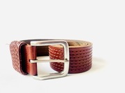 Tommy Hilfiger_szeroki_skóra_brąz_95 cm