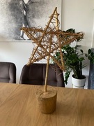 Gwiazda Almi Decor dekoracja świąteczna vintage