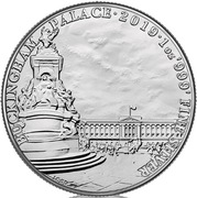 Wielka Brytania 2 funty 2018 PAŁAC BUCKINGHAM uncja srebra