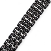 SREBRO 925 W.Kruk bransoletka kratka siatka