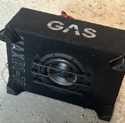 skrzynia basowa GAS MAX B1-18 wyposażona w subwoofer GAS MAX S1-8D1 (8”)