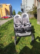 Wózek dla bliźniaków 2w1 Kacbru Solar Duo Stan BDB