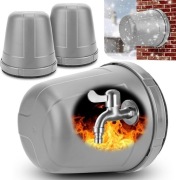 2x Osłony na Kran Ogrodowy Wodoodporne, Zimowe Pokrowce z Tworzywa