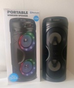 Głośnik Bluetooth 10W LED | Uszkodzona bateria - Na części / Naprawy