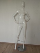 Manekin damski biały całopostaciowy 