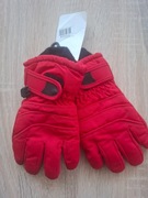 Rękawiczki narciarskie na śnieg czerwone 3/4 lata