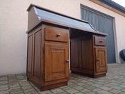 Biurko sekretarzyk Masywny Wolnostojący