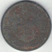 Rumunia 20 lei lejów 1942 - 26,3 mm - nr 2