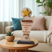 Drewniane Trofeum z Dedykacją