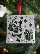 Szablon świątecznny, malarski, DIY, crapbookingu, tynk ozdobny - Nr 12d