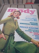 GAZETA MAGAZYN MODA SWIAT MODY 1970 PROJEKTANCI PRL WYKROJE 