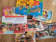 Zestaw puzzli i 2 gry planszowe