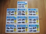 10 blokow bohaterowie miast Ukraina znaczki zestaw