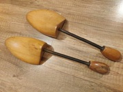 Prawidła do butów męskie drewniane dł. 32 cm PRL