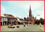 GRYBÓW Rynek - pocztówka lata 70-te XX wieku