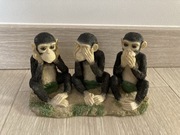 Figurka trzy mądre małpy