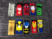 Koszulka na baterie 18650 21700 20700 batman superman spider-man avengers 