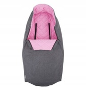 Comfi-Extreme Śpiworek Wodoodporny CuddleCo szary różowy 