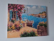 Wybrzeże, akryl na płótnie,  40/50cm