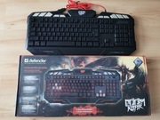 klawiatura do gier, przewodowa, membranowa, podświetlana, GK-100DL,+ kod