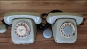 Zabytkowe telefony stacjonerne PRL