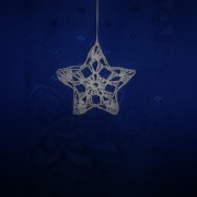 Gwiazdka szydełkowa mała przestrzenna ozdoby choin