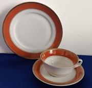 PORCELANA PK VEB TRIO ZESTAW ŚNIADANIOWY