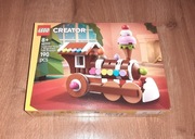 nowe LEGO creator 40777 ozdoba z piernikowym pociągiem GWP święta