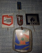 Warszawa-PRL-zestaw przypinek 5 sztuk