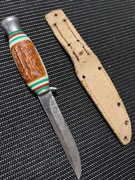 Stary niemiecki nóż z kompasem