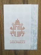 75. rocznica urodzin Jana Pawła II - Folder / 1995