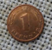 Niemcy RFN 1 pfennig 1983 F