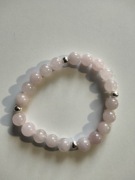 Bransoletka z naturalnych kamieni Kwarc Różowy | miłość i harmonia 