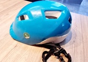 Kask rowerowy na rower rozmiar S Decathlon BTWIN dziecięcy niebieski