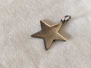 Stary srebrny wisiorek - Gwiazdka art.jewellery