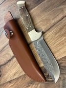 Nóż damascen outdoor handmade - NOWY !