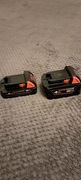 Milwaukee M18 2Ah,4Ah 2 sztuki akumulatorów nowe POLECAM
