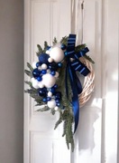 Wianek wieniec na drzwi święta Boże Narodzenie